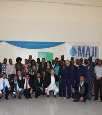 Opening of brand-new production facility MAJI in Nairobi.