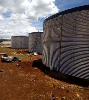 MAJI supplies 350 m3 of water storage to flower farm in Naivasha.